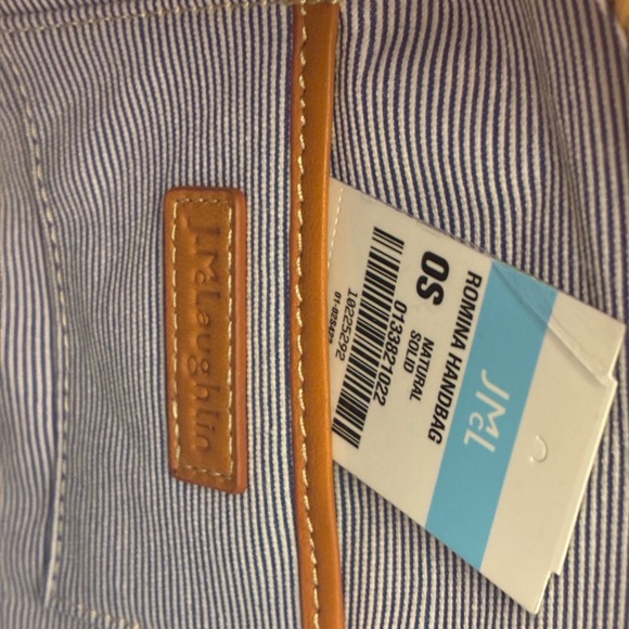 J. McLaughlin Romina Round Basket Wicker Purse, NWT - Picture 3 of 10